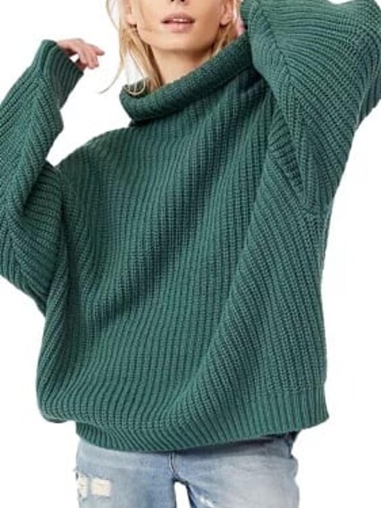 Free People Sweaters - Free People Swim Too Deep Turtleneck
